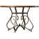 Jefferson 45" Round Table 5 Piece Swivel Dining Set