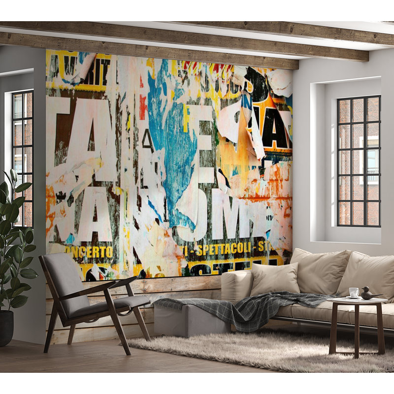 Murale Elauna, L 4,58 pi x l 6,5 pi