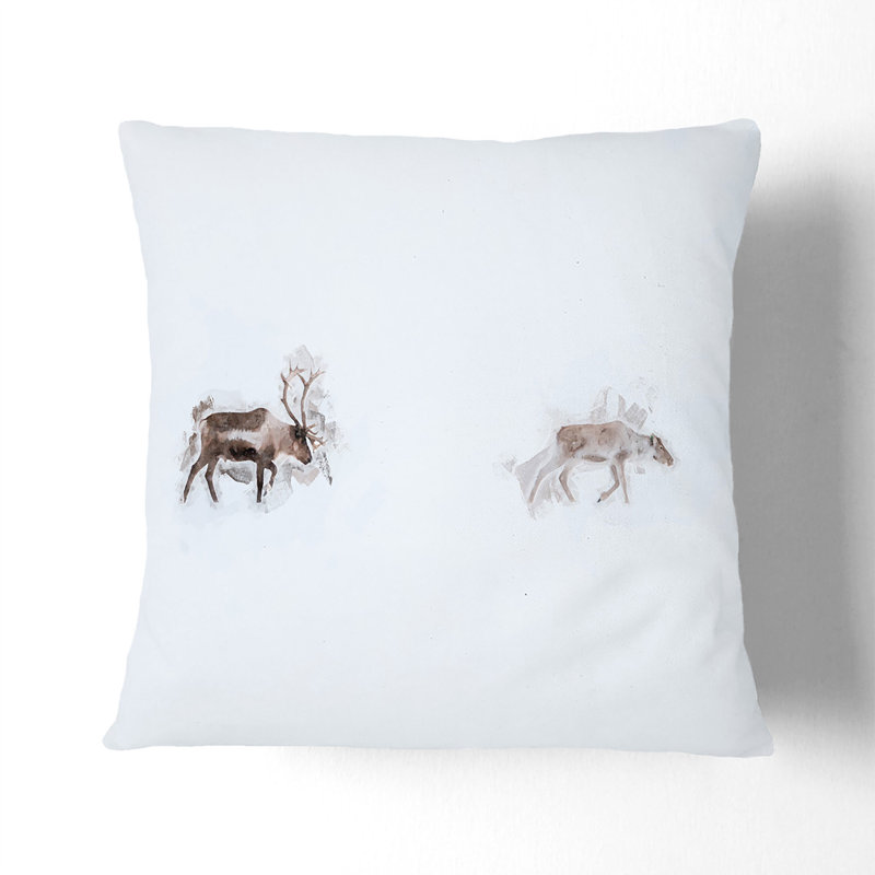 Square Cushion, 40cm H x 40cm W x 15cm D, White