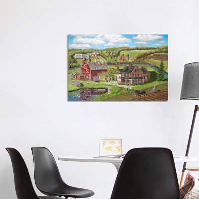 Spring Plowing by Bob Fair - Wrapped Canvas Gallery-Wrapped Canvas Giclée
