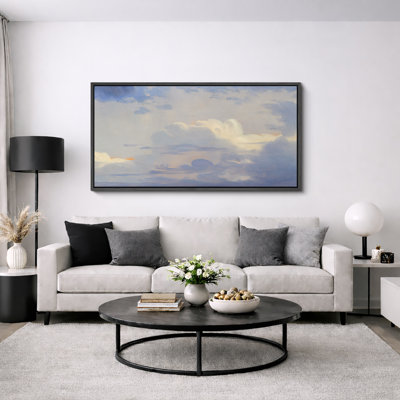 Dramatique bord de mer, œuvre d'art sur l'océan, impression sur toile encadrée