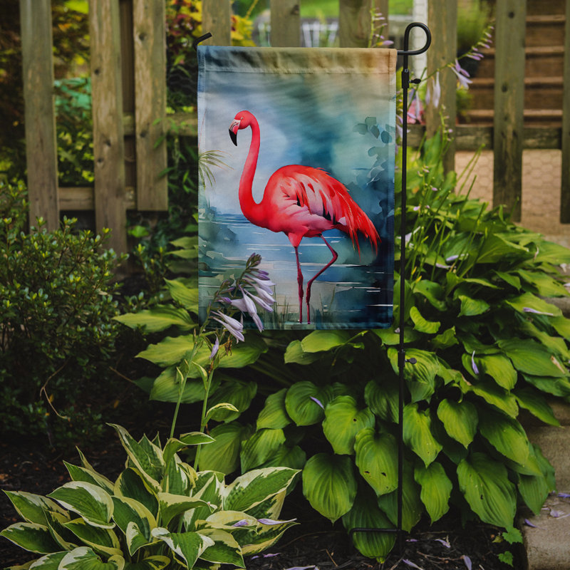 Drapeau de jardin double en polyester H 15,5 po x l 11,25 po