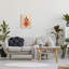Vase Boho et lune sur bois par cadre arctique-93949313-93949312