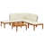 Cream White Cushion/Natural Beige Frame selected