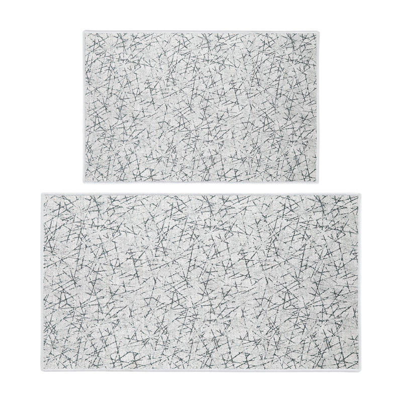 Tapis de cuisine polyvalent 2 pièces