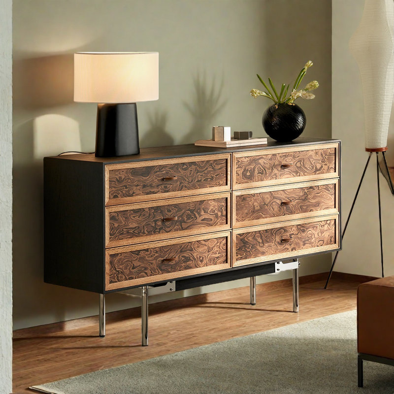Commode d'appoint moderne en bois de luxe moderne
