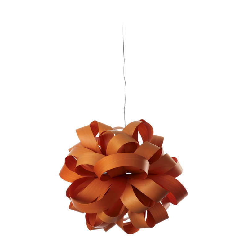 Agatha 1 - Light Pendant, Orange, E26 Base