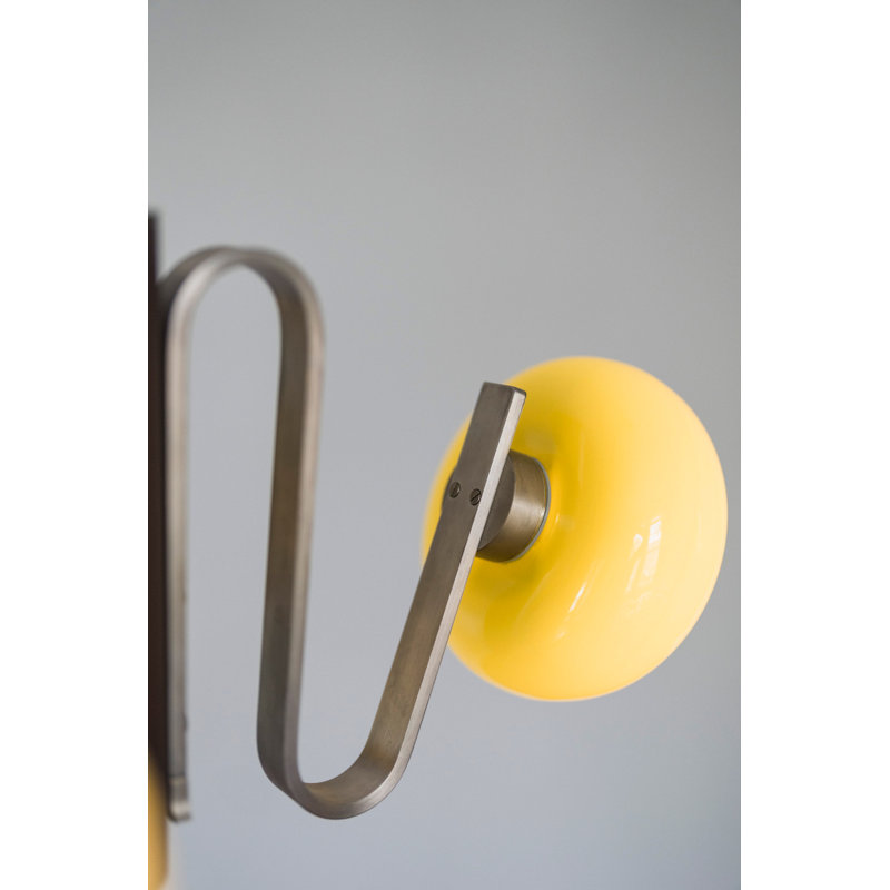 Coronette 3, 30in Suspension Rod, Pistachio, Pewter