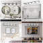 Modern Bathroom Vanity Lighting 5-Light LED Vanity Lights Over Mirror Bath Wall Lighting-128751792