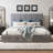 Silvester Modern Upholstered Platform Storage Bed with Wooden Slats, no box spring needed-1316038117-1316038121