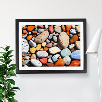 Collection Of River Pebbles Vol.1 - Framed Print