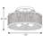 Prairie Grove Semi Flush Mount