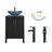Alarna 24.4 " W Freestanding Standard 1 Single Vanity Bathroom Vanity With Top-1234040462