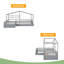 Lit plateforme simple avec trois tiroirs de rangement-816342142
