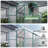 Gain Height Windproofaluminum Greenhouse 6X10 FT Polycarbonate Greenhouse Raised Base And Anchor Aluminum Heavy Duty Walk-In Greenhouses For Outdoor Backyard In All Season-128848426-128848424