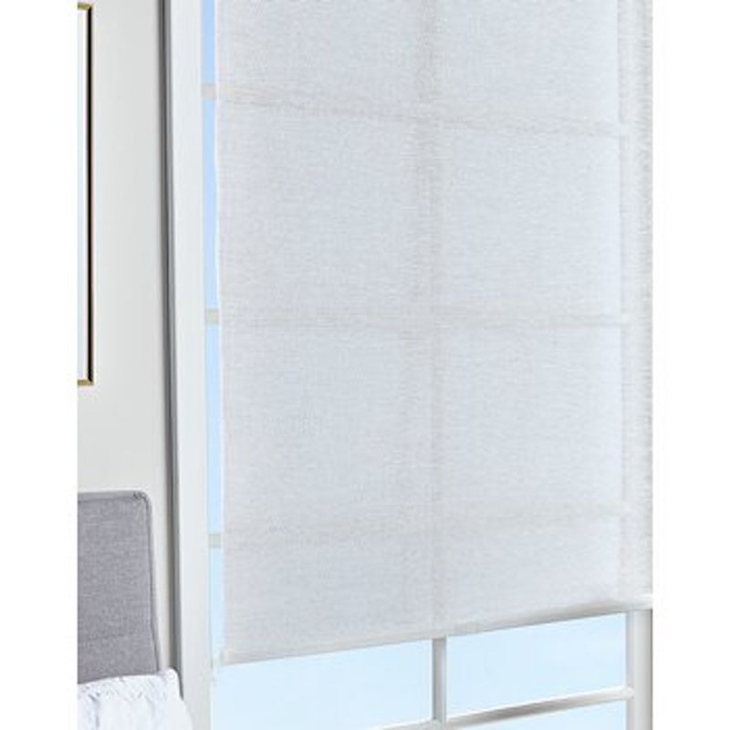 Store à enroulement blanc semi-transparent, l 23 po x L 64 po