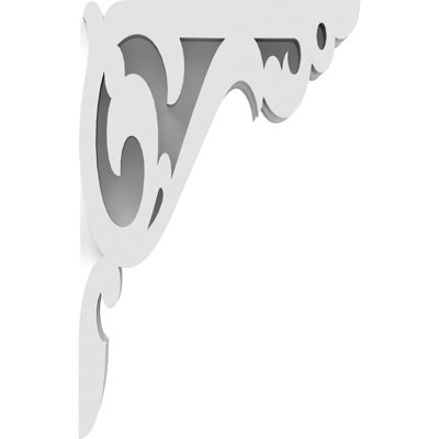 Corbeau en PVC de qualité architecturale l 1 7/8 po x P 4 1/2 po x H 7 po