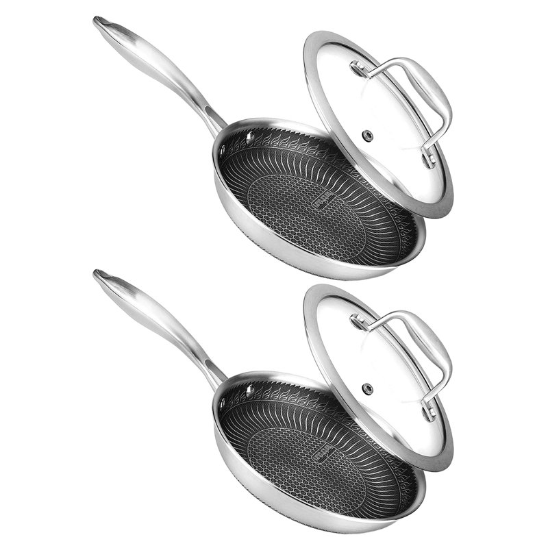 4 - Piece Non-Stick Stainless Steel Cookware Set