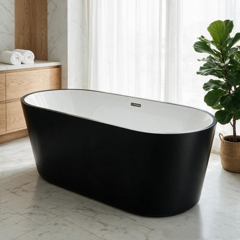Baignoire autoportante en acrylique A6002