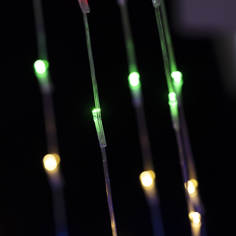 Christmas Tree Lighted Display, 86"H x 28"W x 28"D