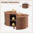 Round Coffee Table With Storage-1804991946