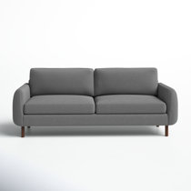 Woodrow Skandi 87 Fabric Sofa, Walnut/Tranquil Velvet