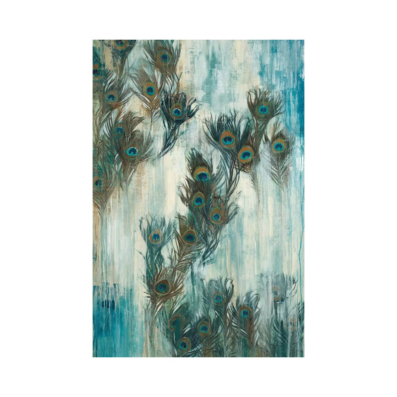 Proud As A Peacock by Liz Jardine - Wrapped Canvas Gallery-Wrapped Canvas Giclée, 101.6 cm H x 66.04 cm W x 1.91 cm D