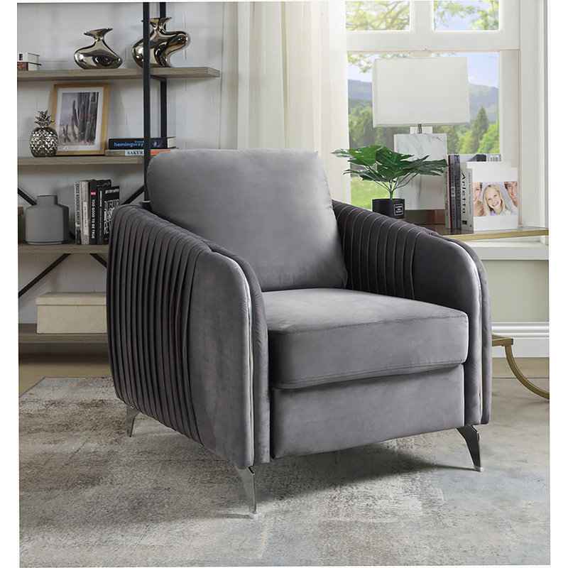 Fauteuil d'appoint 32 po, Gris