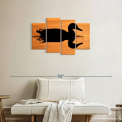Silhouette de canard colvert Brampt