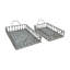 Ensemble de 2 plateaux de service Hidevale