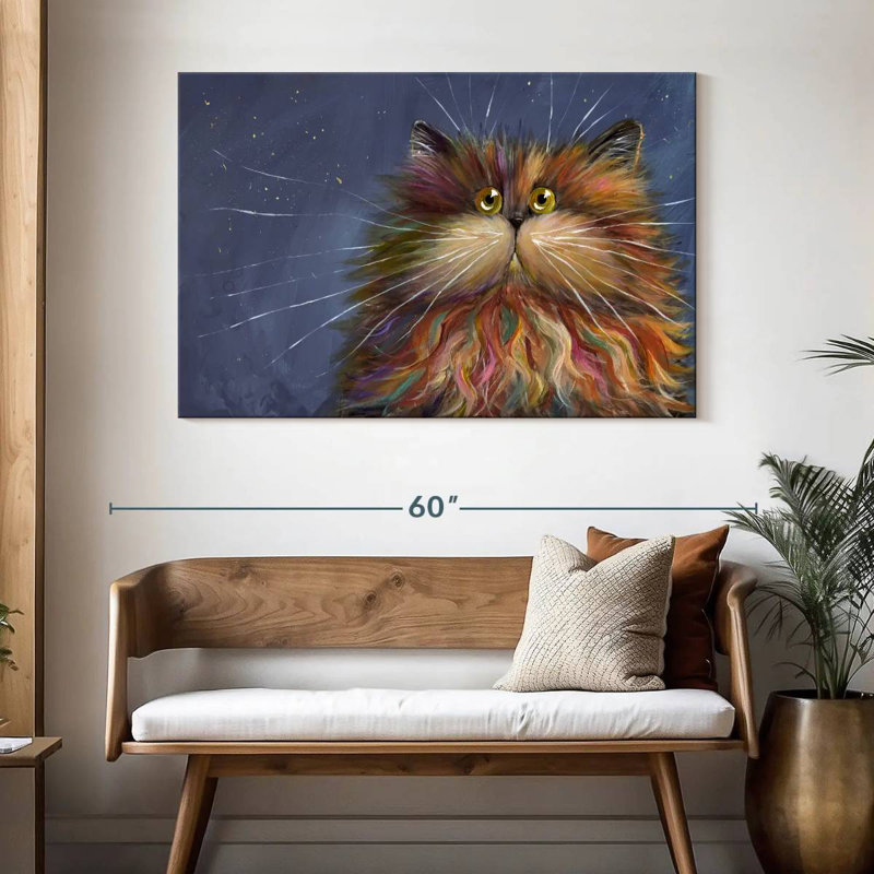 Pixie Kitty, 32" H x 48" W