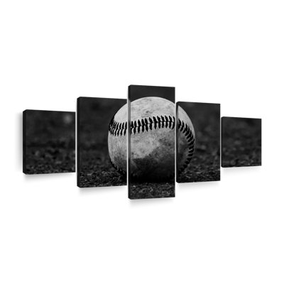" Monochrome Baseball " 5 - Pieces
