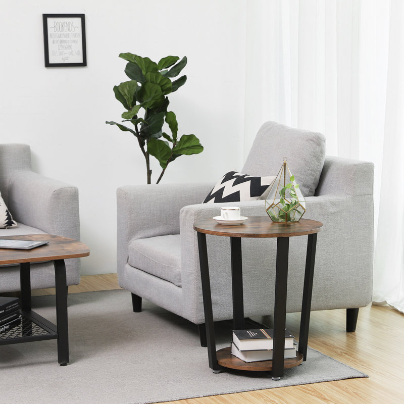 Ashtabula End Table, Rustic Brown