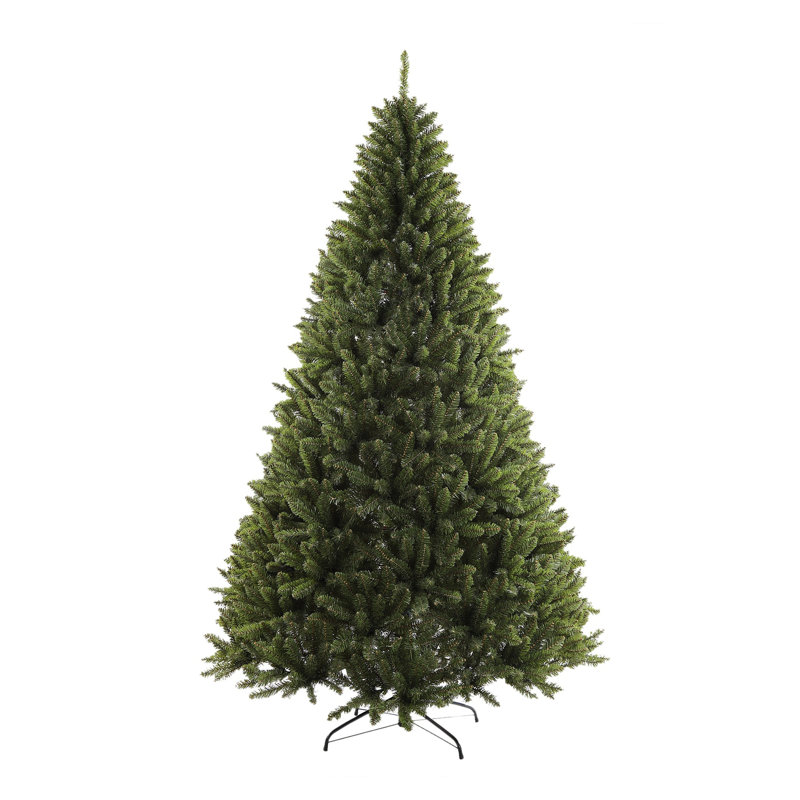 7.5ft Christmas Tree Artificial Full Xmas Trees,Green, for Holiday,Home,Office,Party Decoration, 2070 Branch Tips Metal Hinges & Foldable Base