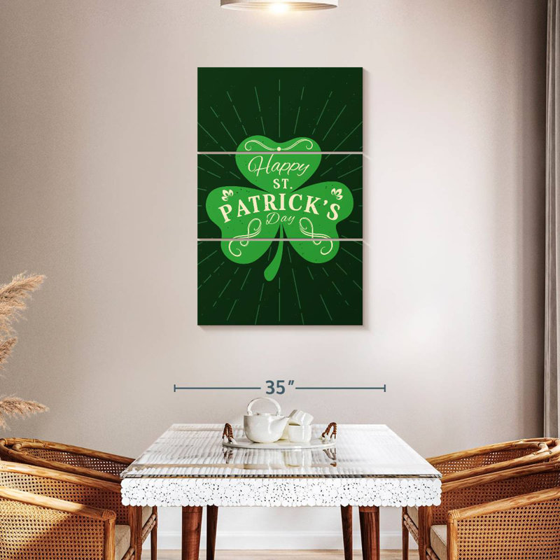 Lelend Happy St. Patrick's Day, 45" H x 28" W