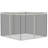 Outsunny Universal Replacement Mesh Sidewall Netting For Patio Gazebos And Canopy Tents With Zippers, (Sidewall Only)