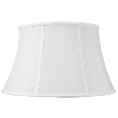 Abat-jour cloche en soie/chantoung 17 po (vis) en coquille d’œuf