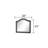 Modern Gray Velvet Crystal Tufted Upholstery Mirror With Wood Frame | Gift Idea