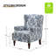 Fauteuil d'appoint à oreilles rembourré Anndi-88046192