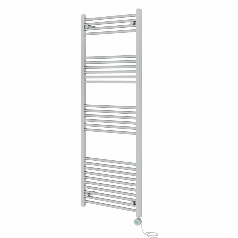 Ariany Straight Towel Rail Heated Towel Rails, 160cm H x 60cm W x 3cm D, Chrome