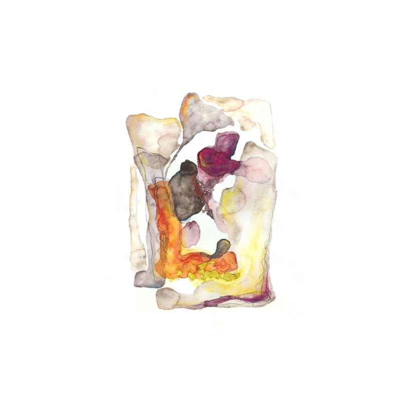 Pebble Gem II par Beverly Fuller - impression d'art graphique, H 32 po x l 24 po x P 1,5 po, Mat