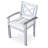 Outdoor Solid Wood Dining Chairs   Of 2  - Silver Gray For A Gorgeous 2 With - And Features-1685657899