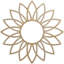 Médaillon de plafond en bois Daisy-59356296-59356312