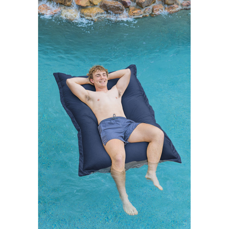 Flotteur et chaise longue Sunbrella, Sunbrella bleu marine