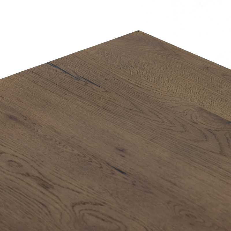 Eaton Executive Desk, Amber Resin Oak