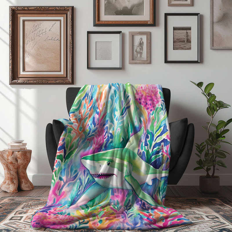 Tropical Shades - couverture de qualité supérieure 1 pièce, Grand lit
