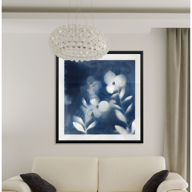 Nature's Indigo I - Reproduction de cadre photo sur papier, H 17,5 po x l 17,5 po x P 1,5 po