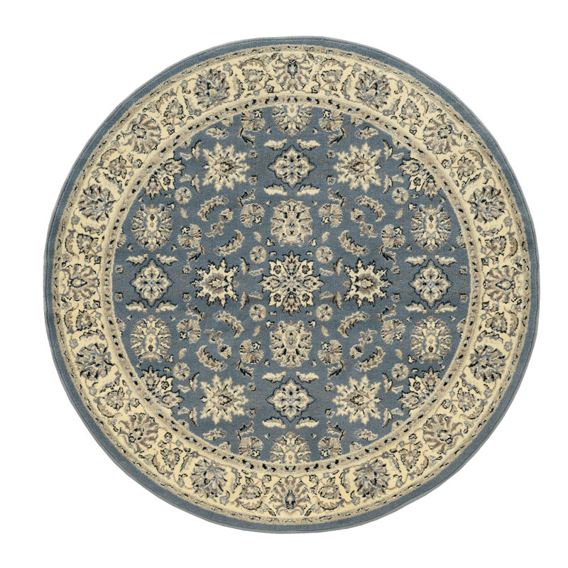 Oriental Indoor Rug, Round 5'3"