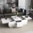 Coffee Table with 2 large Hidden Storage Compartment and 2 Drawers-618587735
