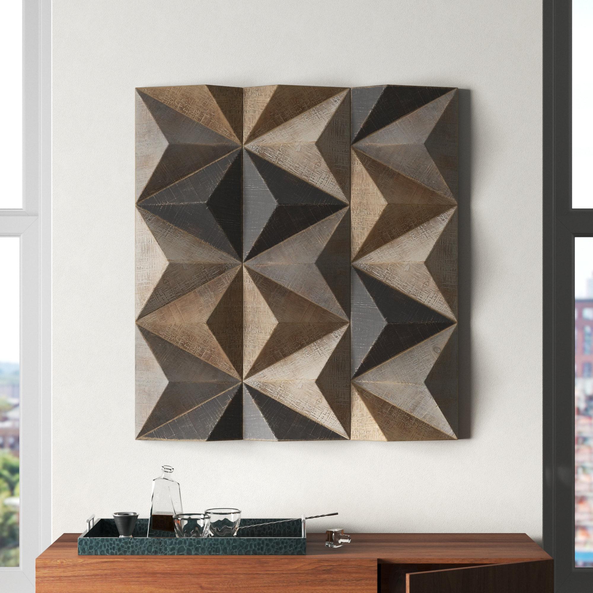 Transform Your Space: The Art of 3D Geometric Wall Decor